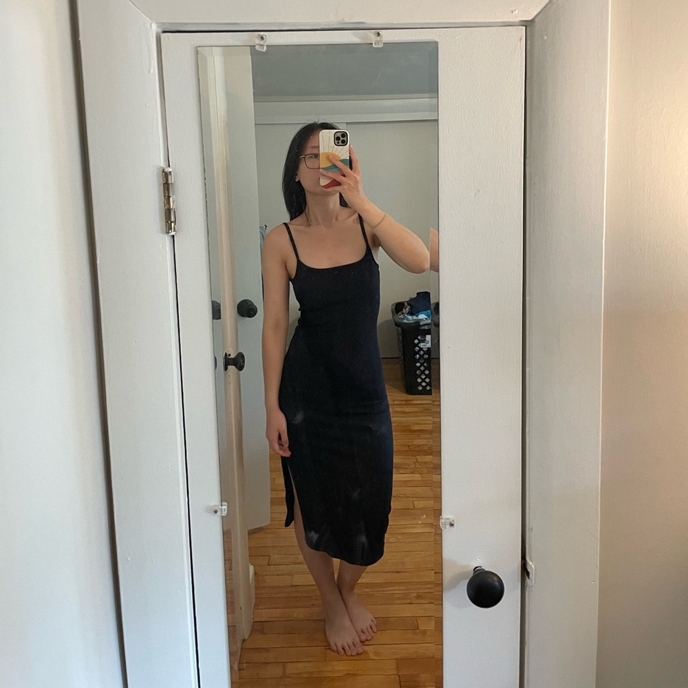 Abercrombie squareneck bodycon tank dress XS